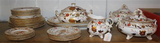 Royal Crown Derby imari pattern dinner service